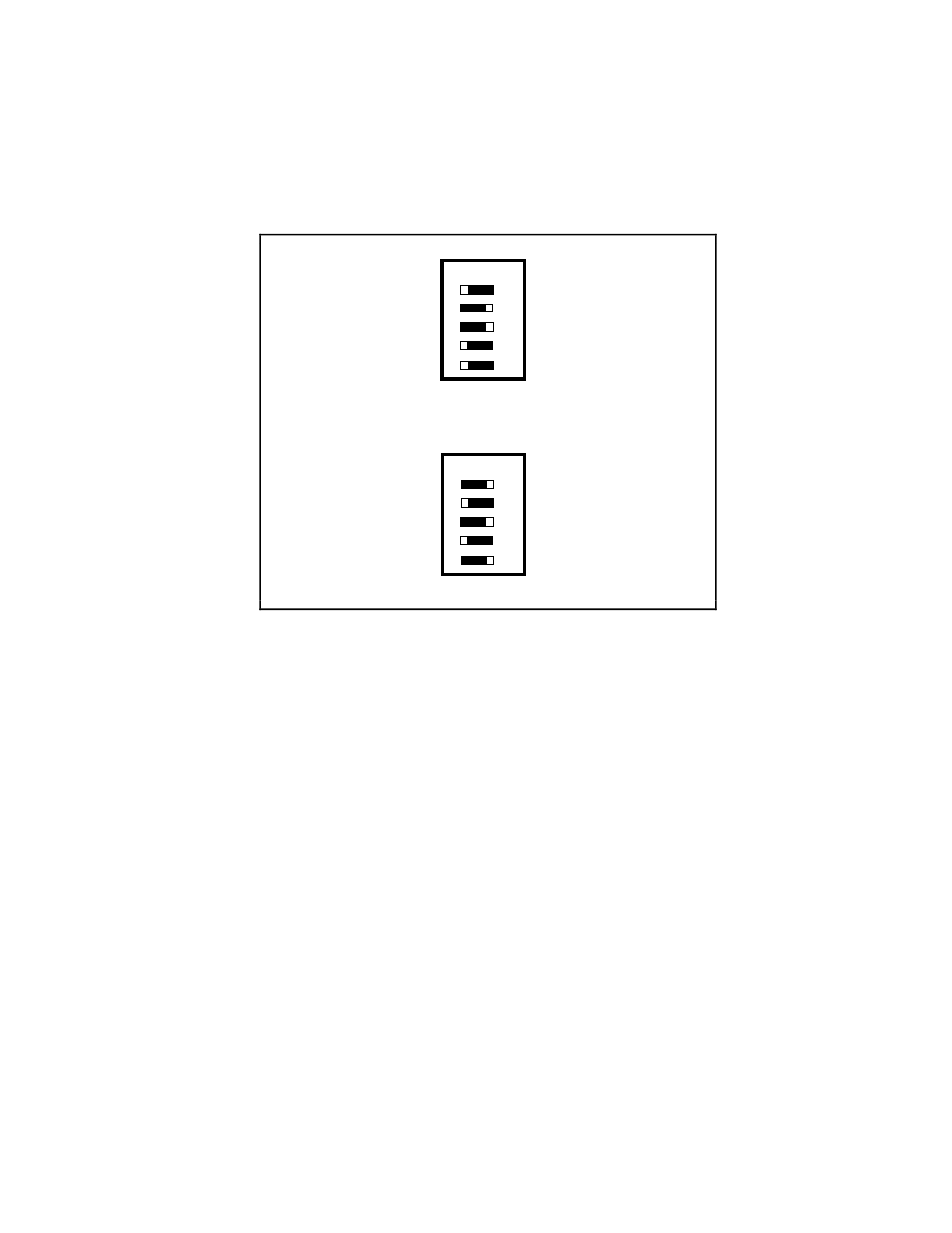 Figure 2-2, Example base i/o address switch settings | National Instruments PC-DIO-96 User Manual | Page 21 / 105