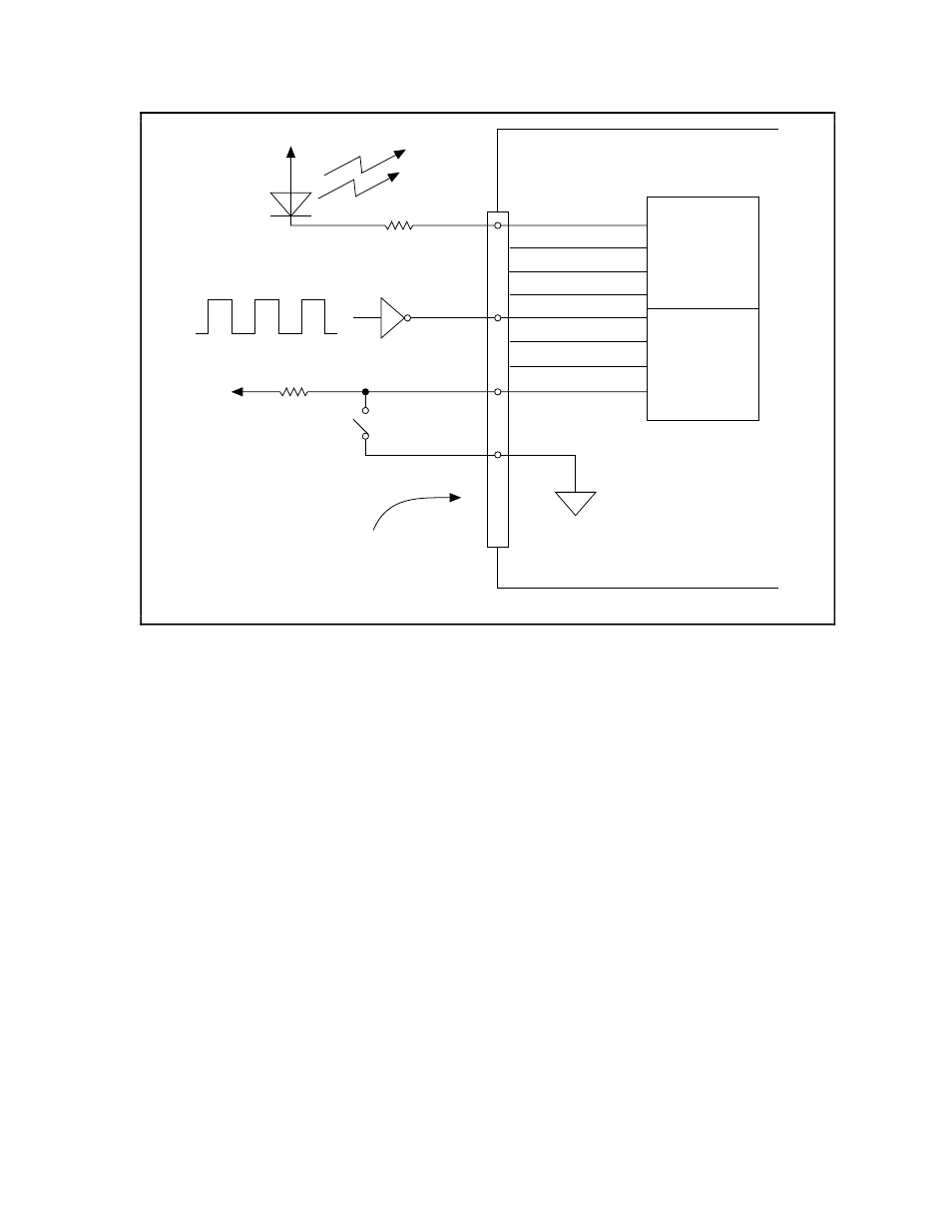 Power connections, Figure 2-7, Digital i/o connections | Liable for damage resulting from such a connection | National Instruments PC-DIO-96 User Manual | Page 31 / 105