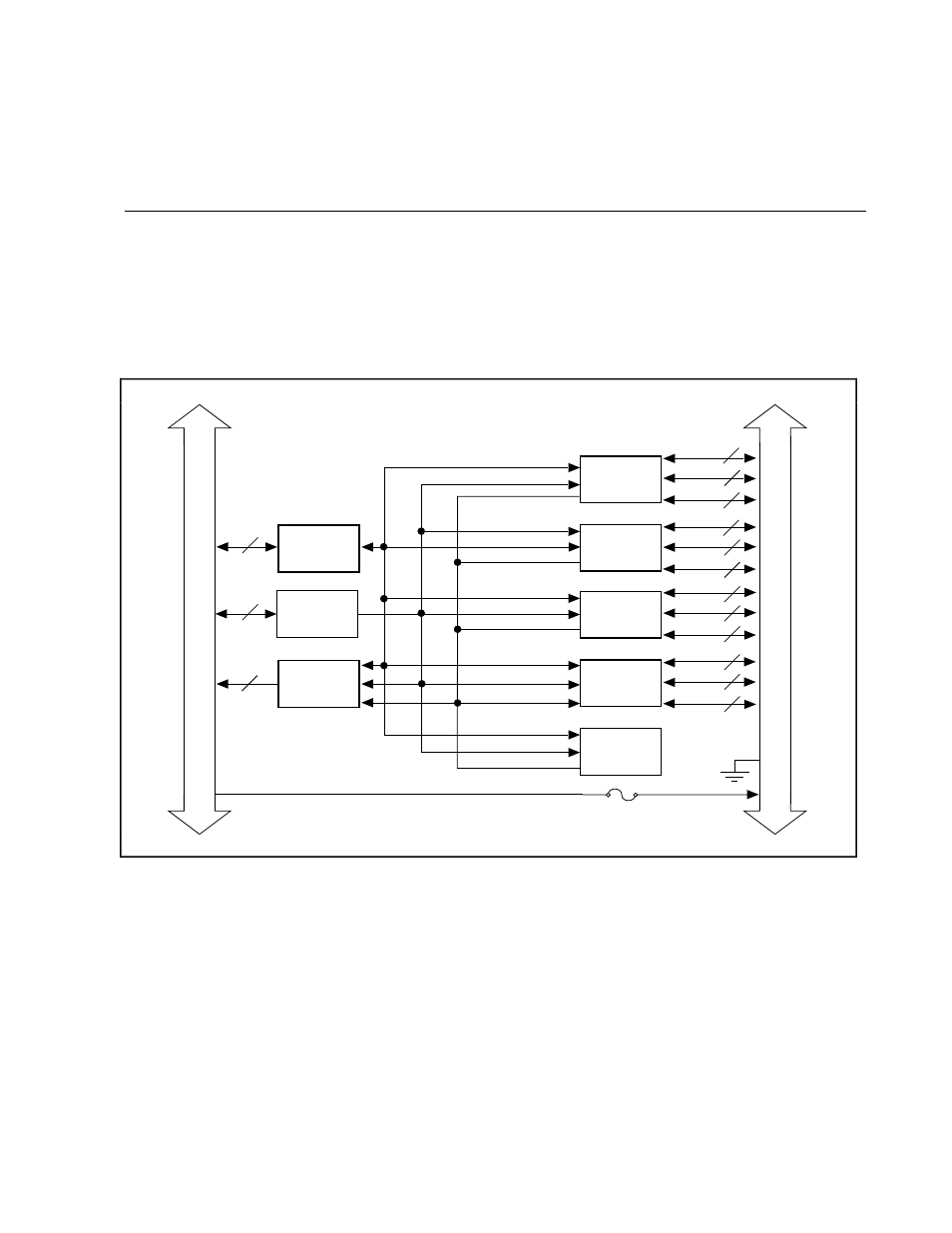 Chapter 3 theory of operation, Figure 3-1, Pc-dio-96 block diagram | I/o connector pc i/o channel | National Instruments PC-DIO-96 User Manual | Page 36 / 105