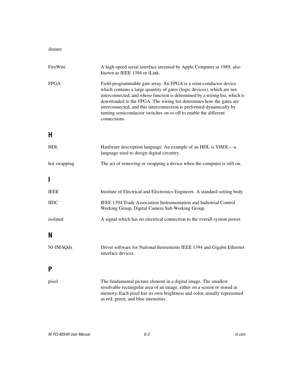 National Instruments NI VISION PCI-8254R User Manual | Page 39 / 43