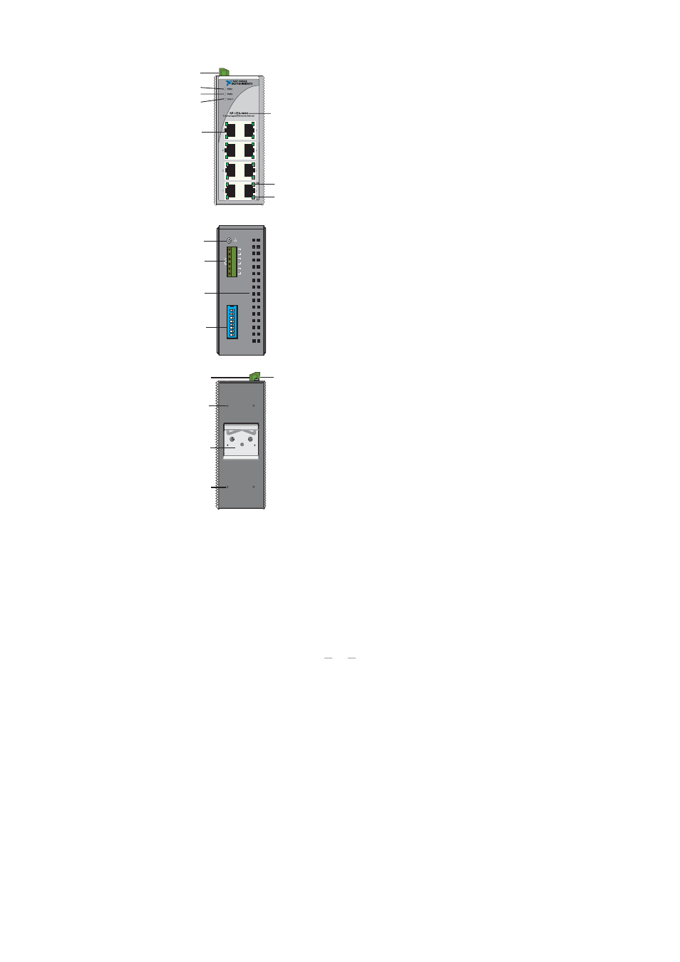 Panel layout | National Instruments NI UES-3880 User Manual | Page 3 / 14