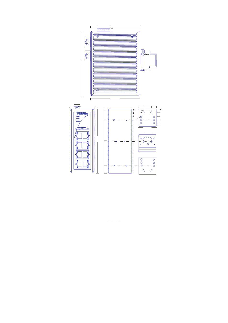 Mounting dimensions (unit = mm) | National Instruments NI UES-3880 User Manual | Page 4 / 14