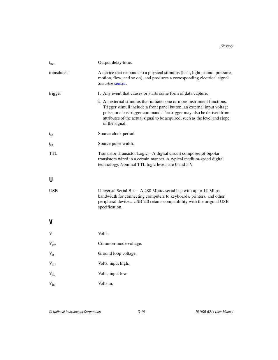 National Instruments Data Acquisition Device NI USB-621x User Manual | Page 173 / 185