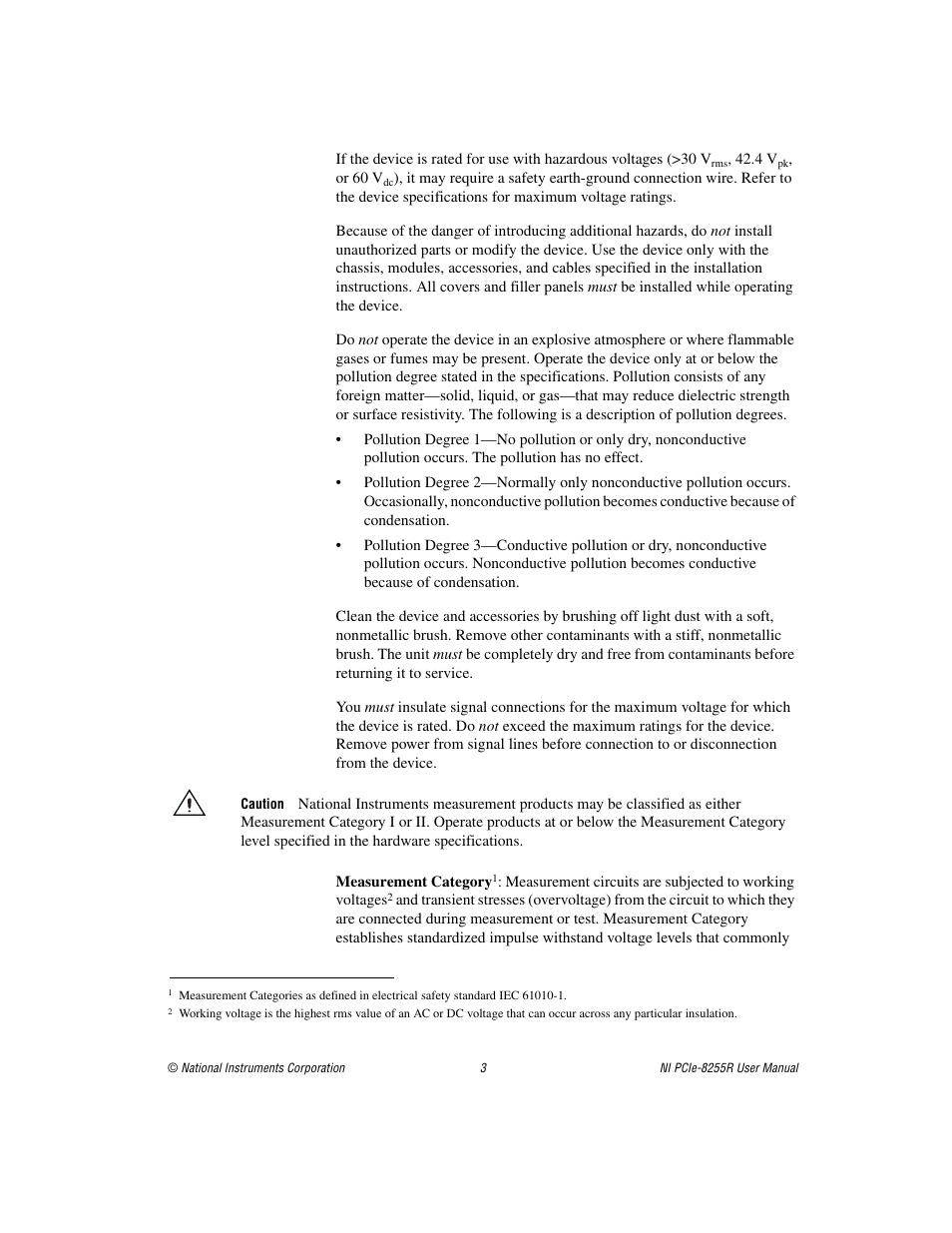 National Instruments NI PCIe-8255R User Manual | Page 3 / 16