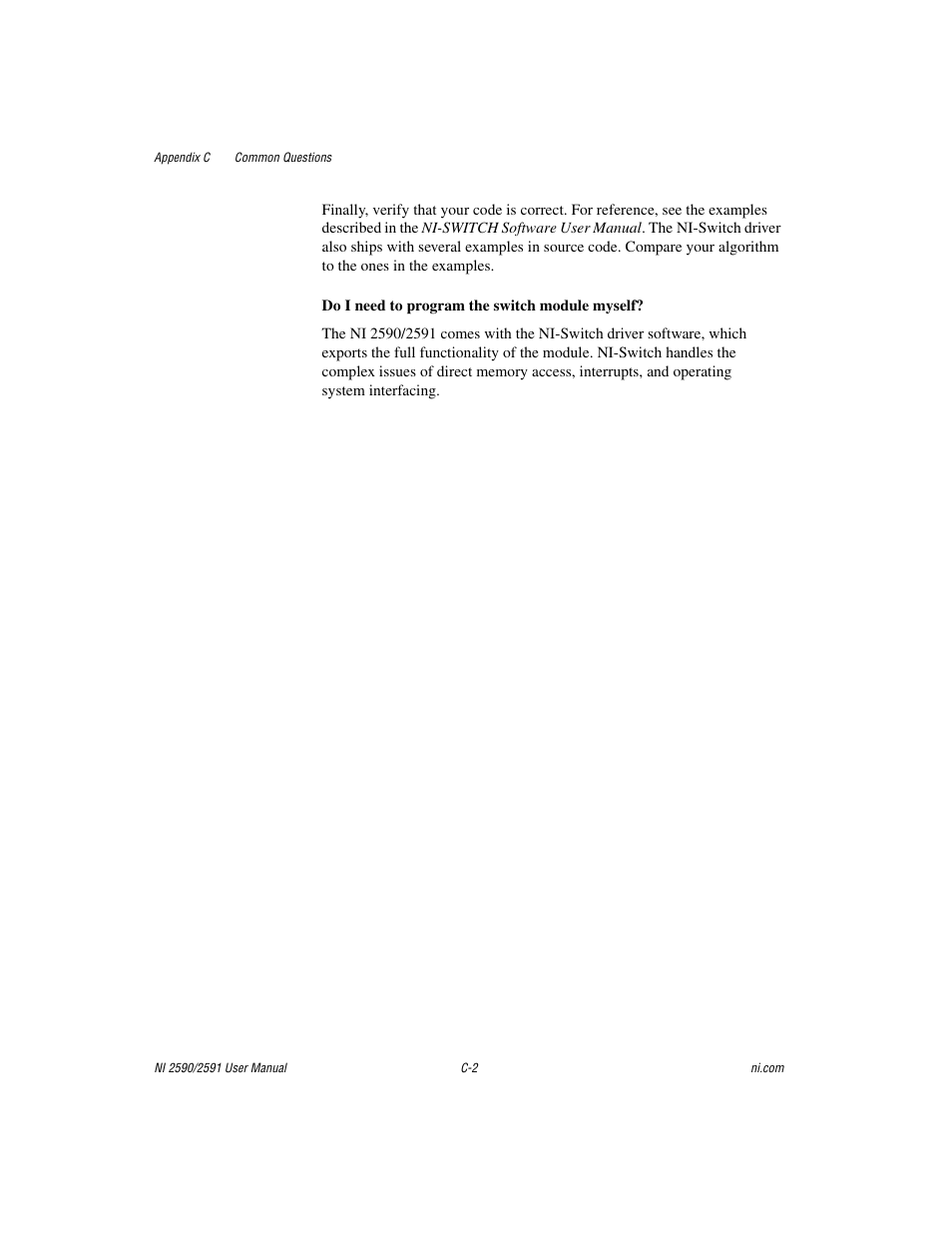 National Instruments NI 2590/2591 User Manual | Page 34 / 44