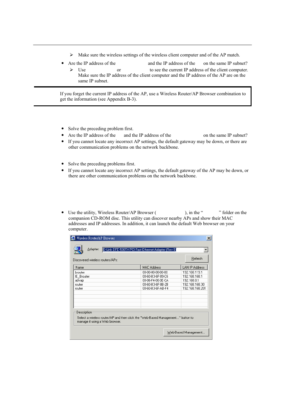 Unknown problems | National Instruments NI WAP-3711 User Manual | Page 42 / 47