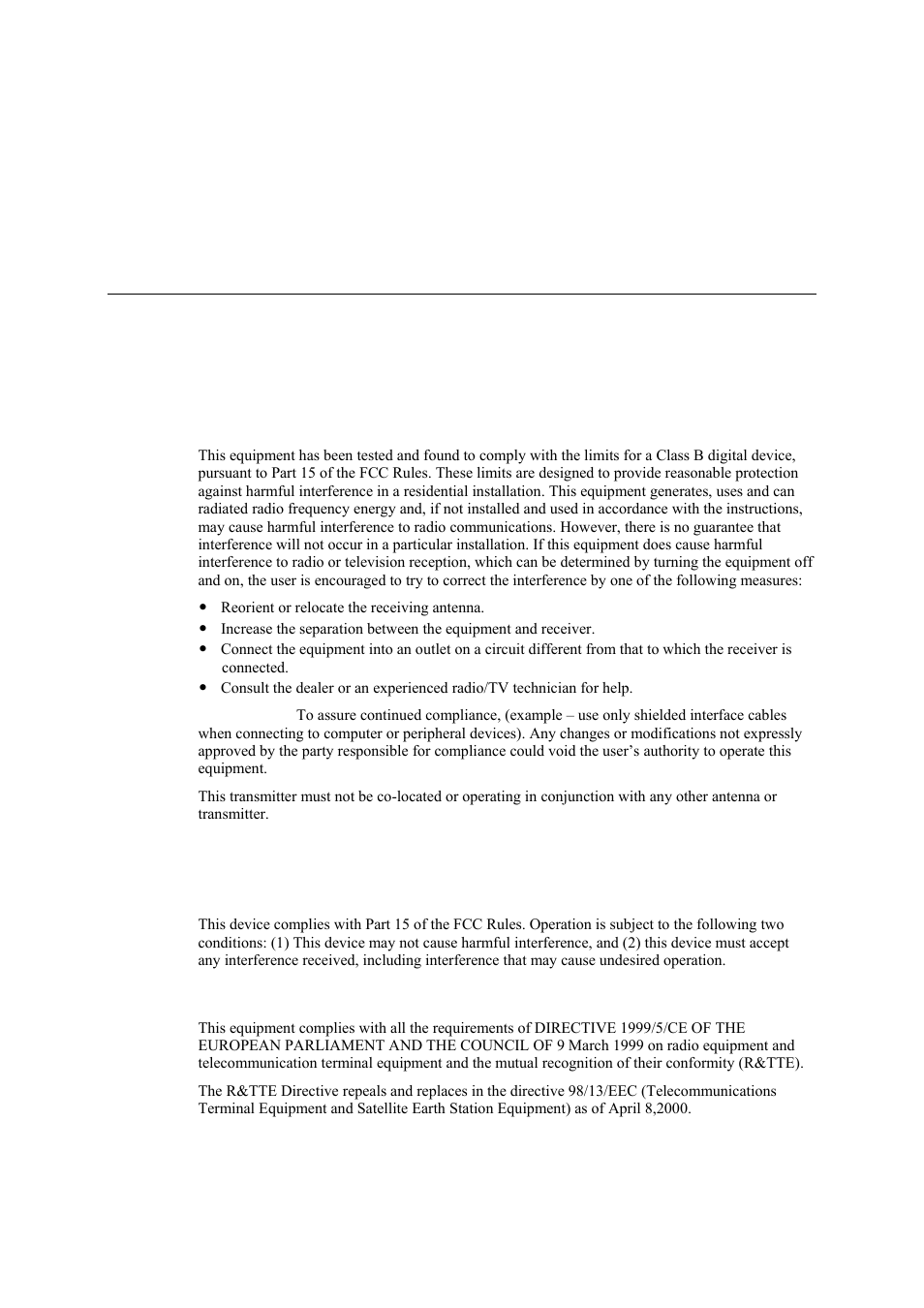 C. regulatory statement, Appendix c, Regulatory statement | National Instruments NI WAP-3711 User Manual | Page 44 / 47