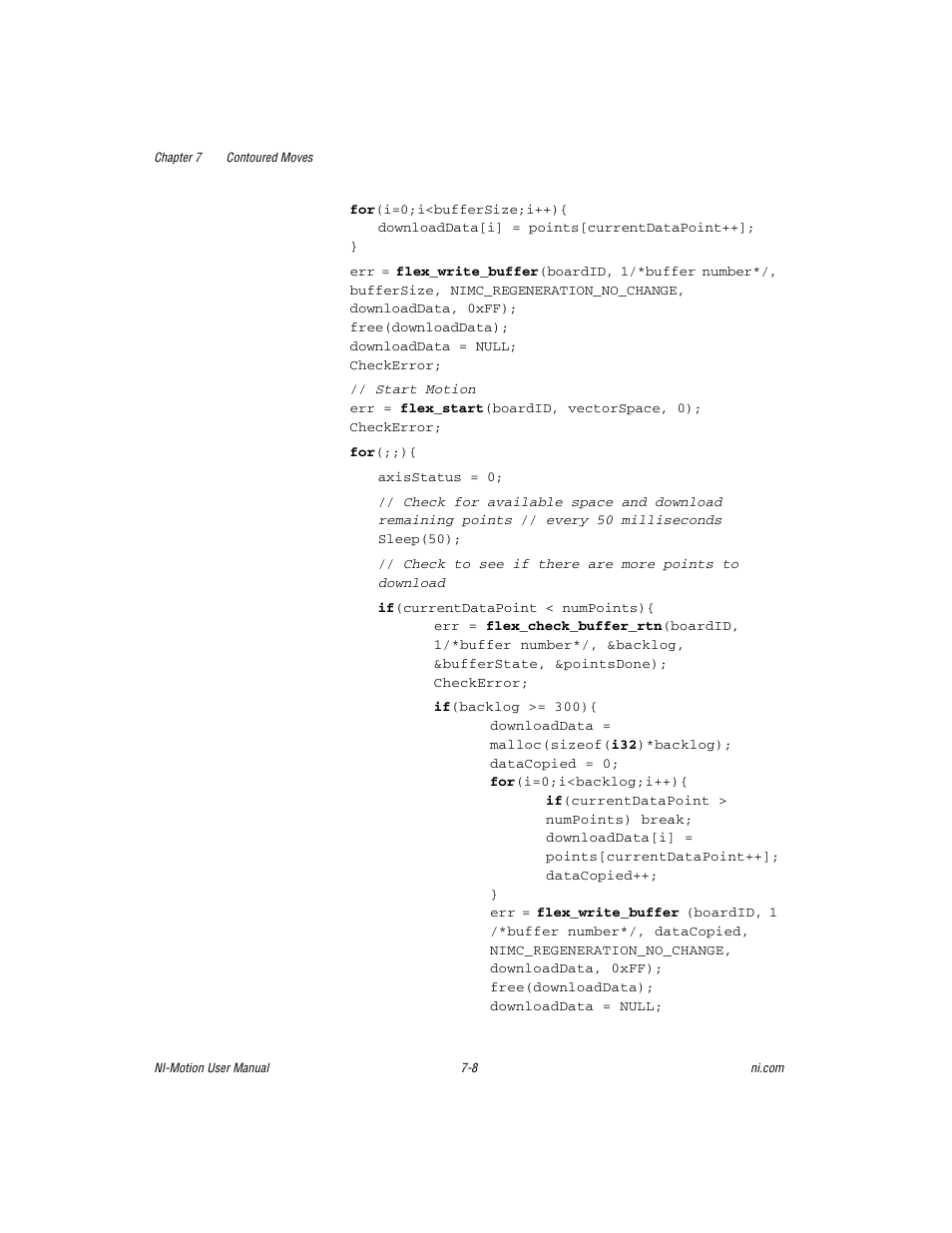 National Instruments NI-Motion User Manual | Page 104 / 305