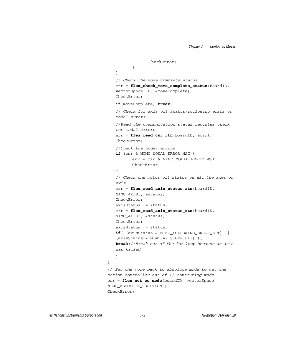 National Instruments NI-Motion User Manual | Page 105 / 305