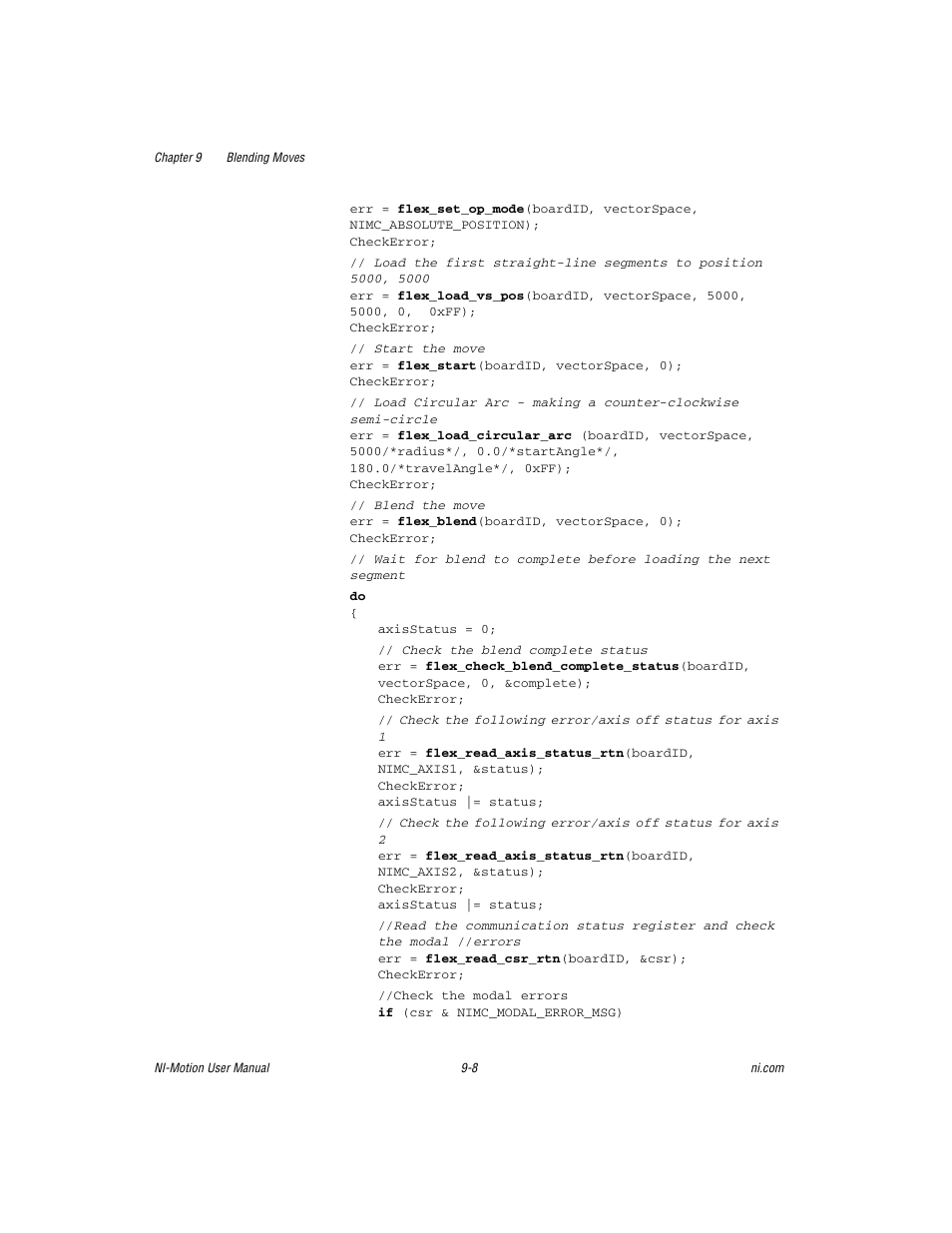 National Instruments NI-Motion User Manual | Page 120 / 305