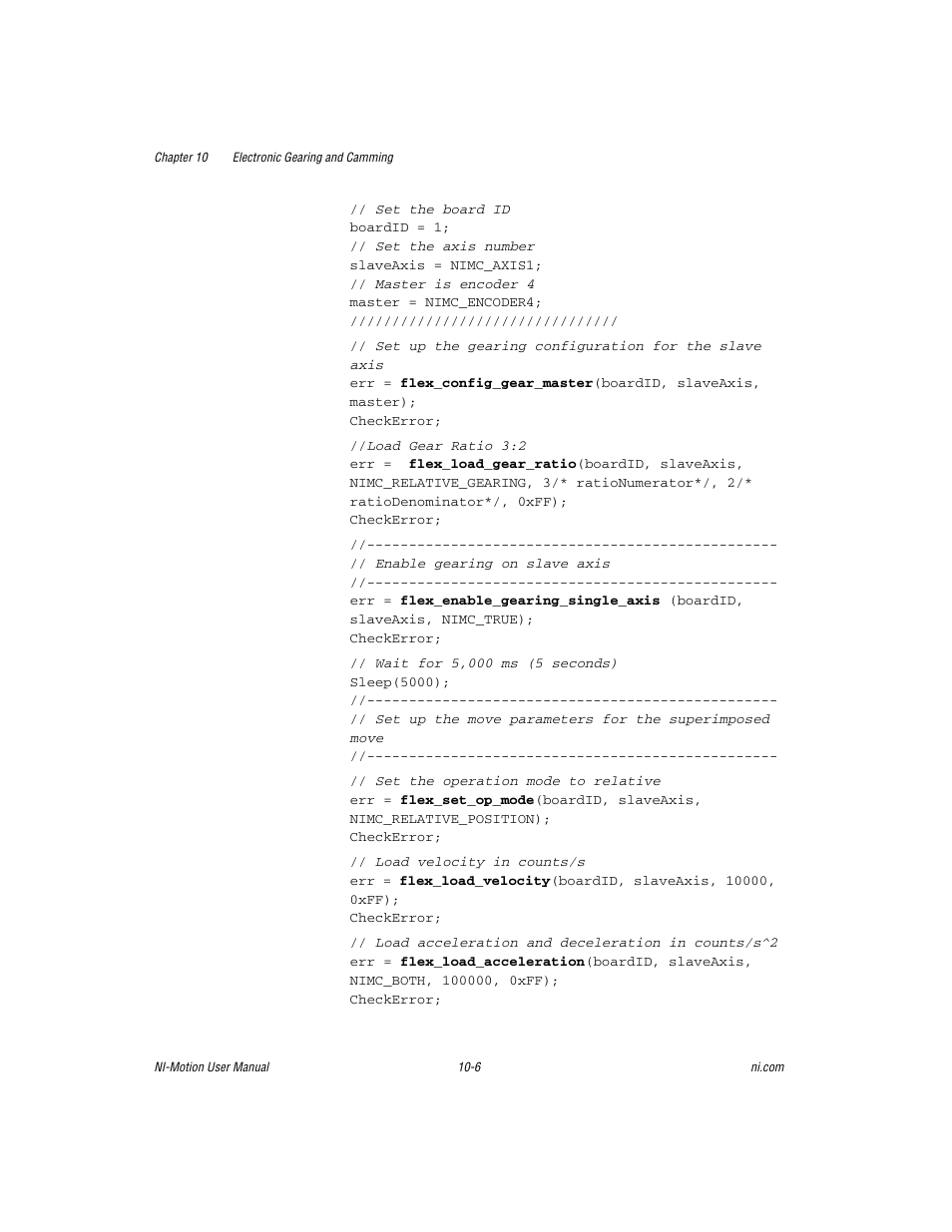 National Instruments NI-Motion User Manual | Page 128 / 305
