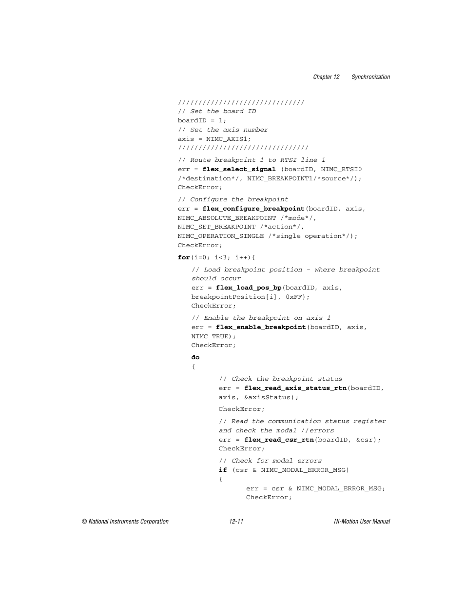 National Instruments NI-Motion User Manual | Page 161 / 305