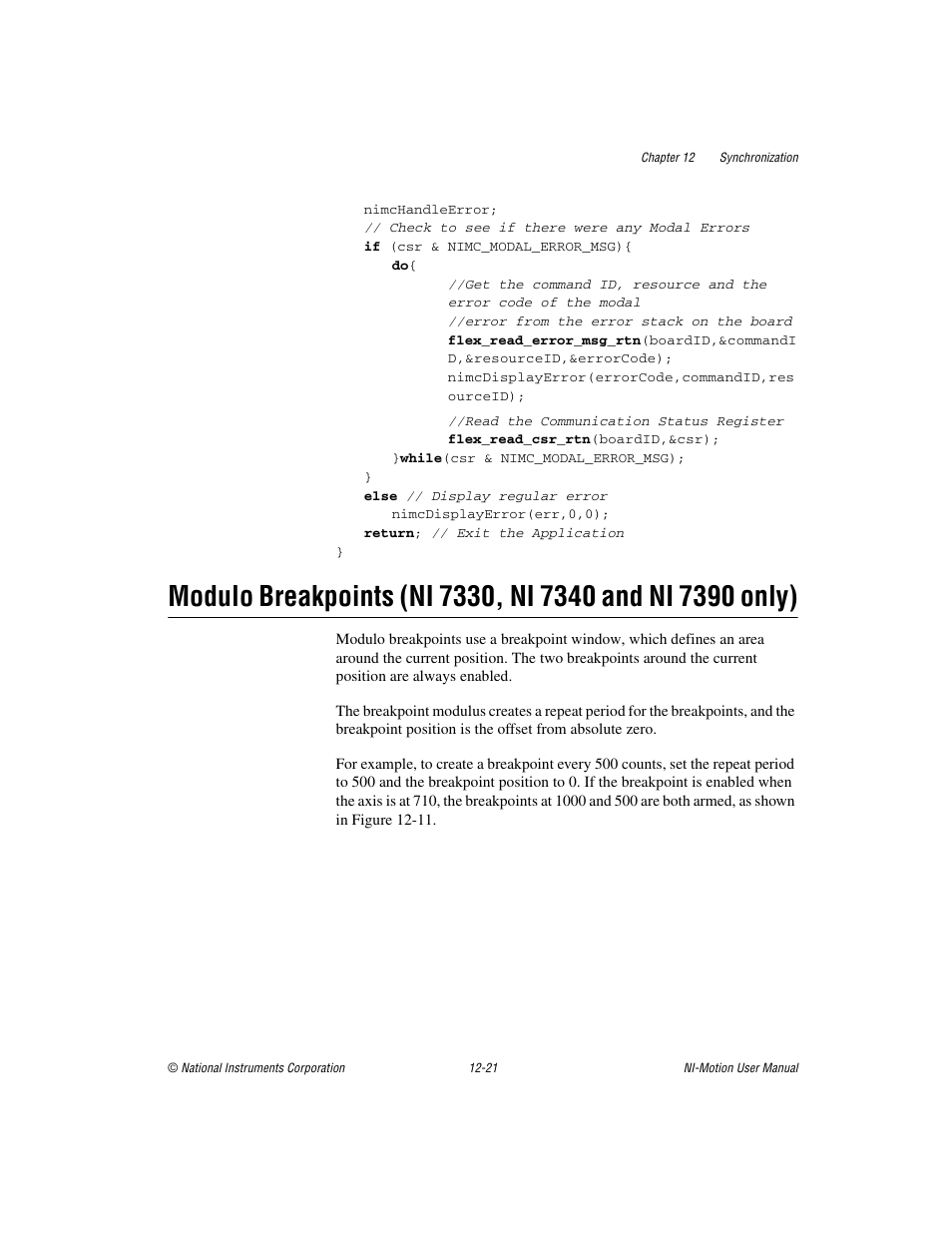 National Instruments NI-Motion User Manual | Page 171 / 305