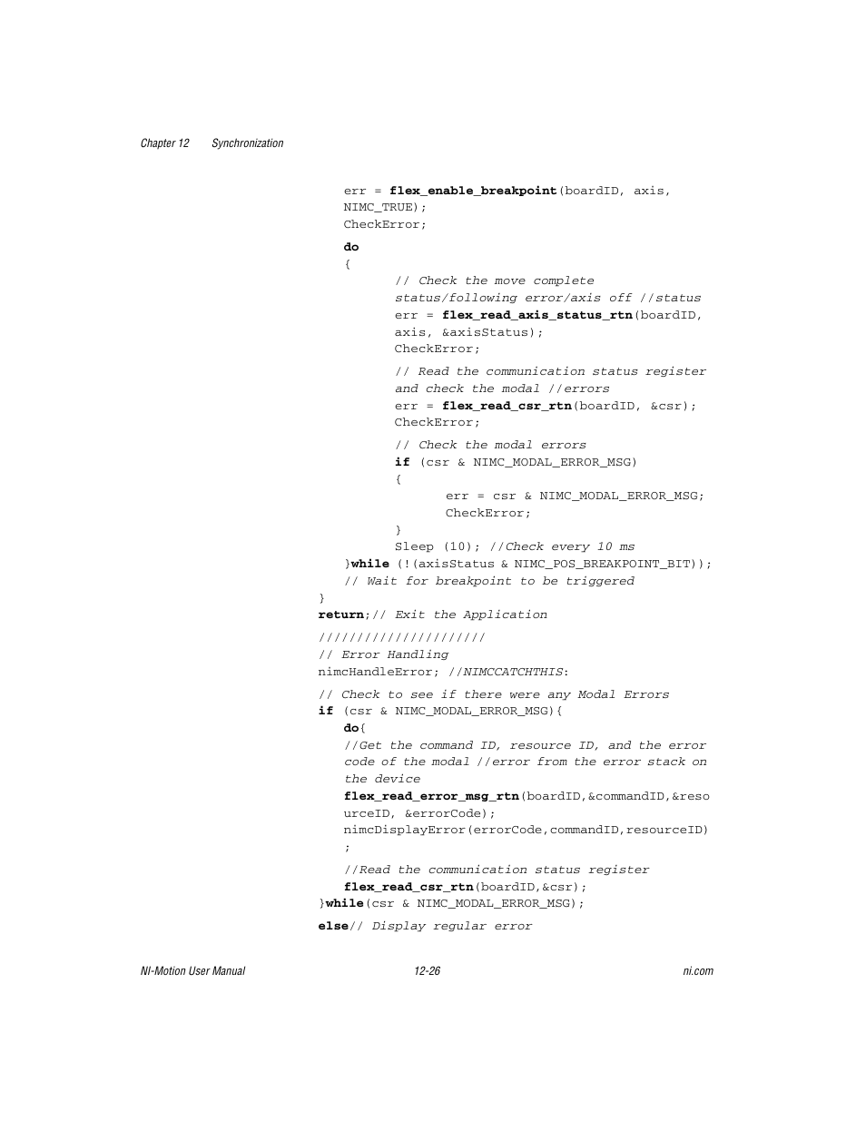 National Instruments NI-Motion User Manual | Page 176 / 305