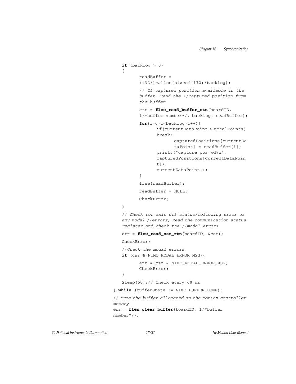 National Instruments NI-Motion User Manual | Page 181 / 305