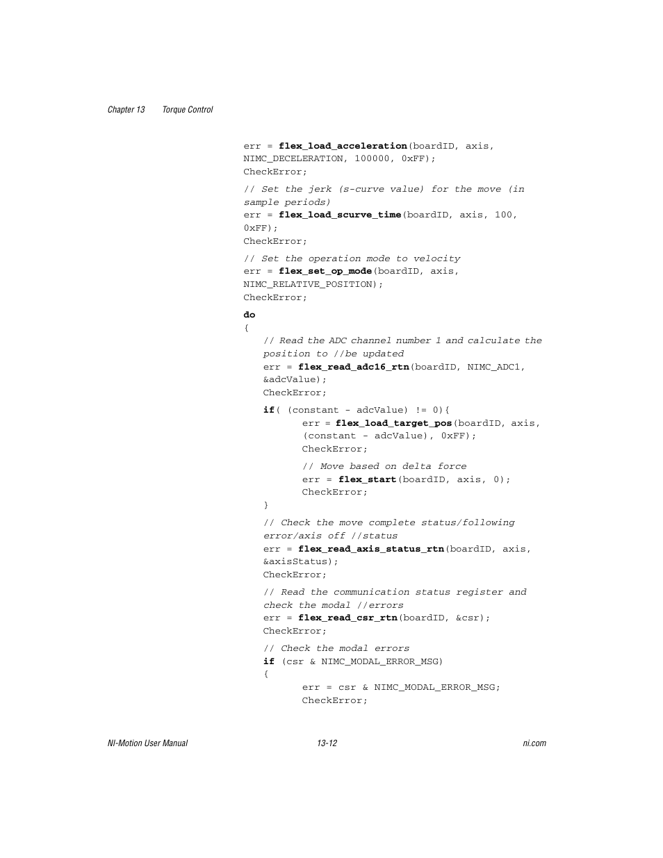 National Instruments NI-Motion User Manual | Page 202 / 305