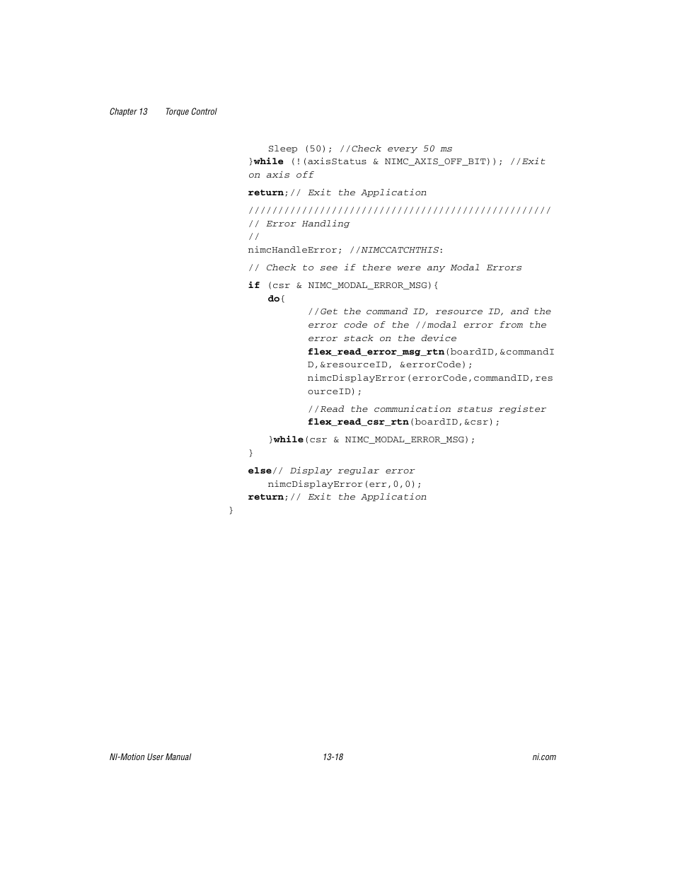 National Instruments NI-Motion User Manual | Page 208 / 305