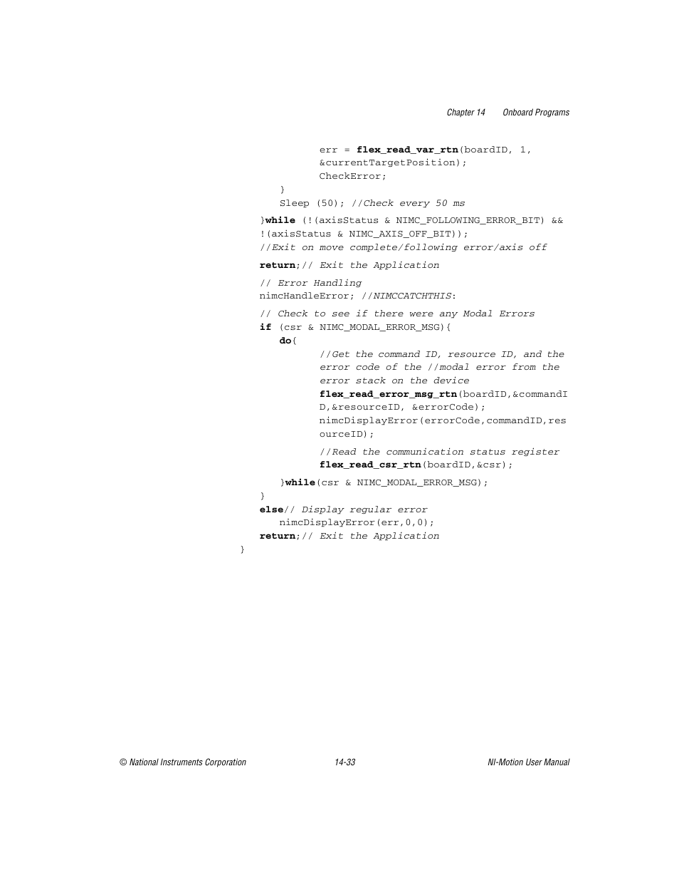 National Instruments NI-Motion User Manual | Page 241 / 305