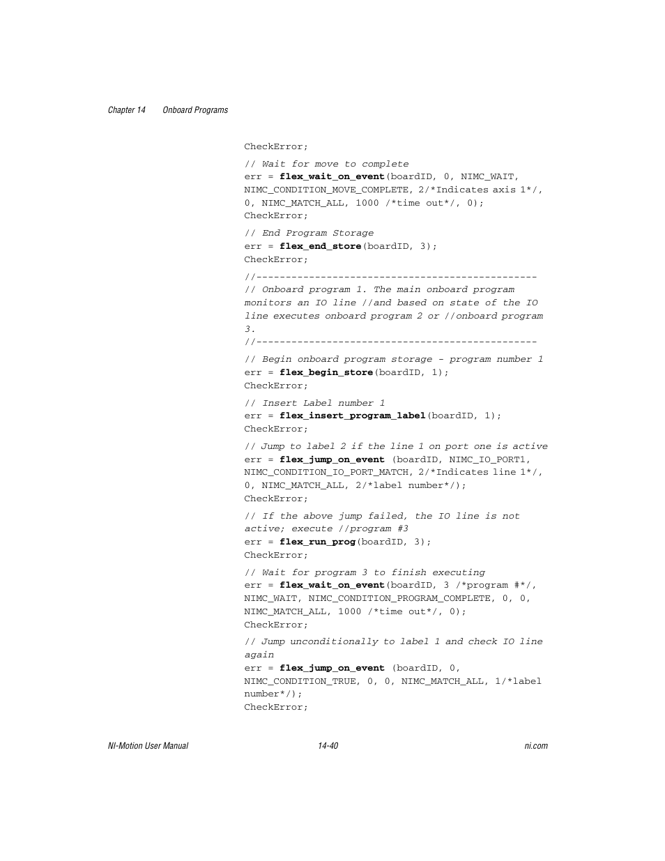 National Instruments NI-Motion User Manual | Page 248 / 305