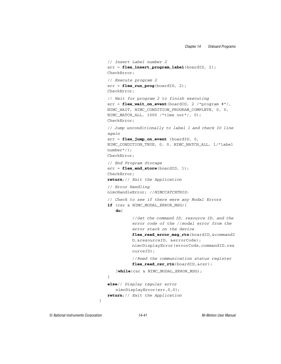 National Instruments NI-Motion User Manual | Page 249 / 305