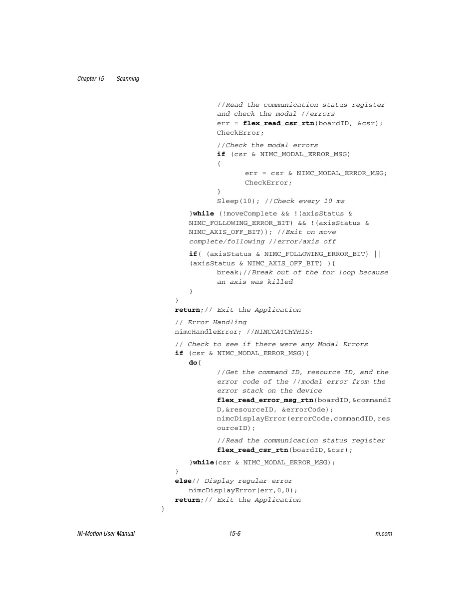 National Instruments NI-Motion User Manual | Page 257 / 305