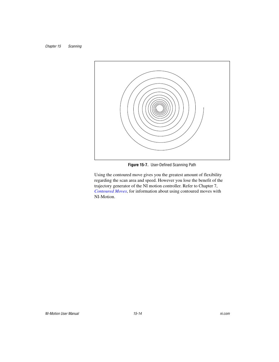 Figure 15-7. user-defined scanning path | National Instruments NI-Motion User Manual | Page 265 / 305