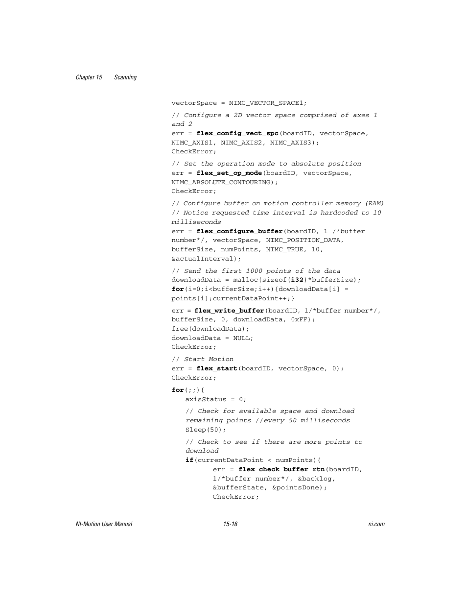 National Instruments NI-Motion User Manual | Page 269 / 305