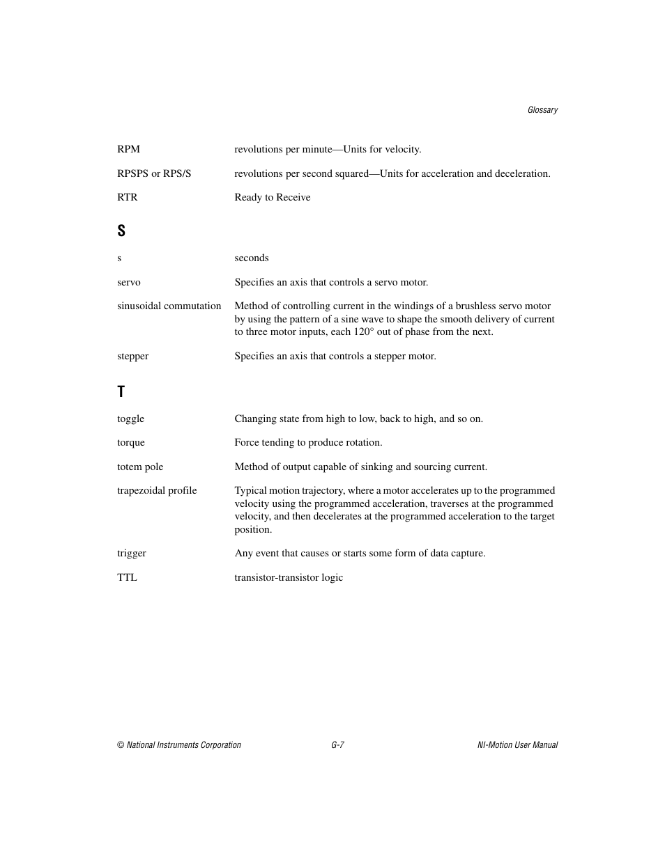 National Instruments NI-Motion User Manual | Page 295 / 305