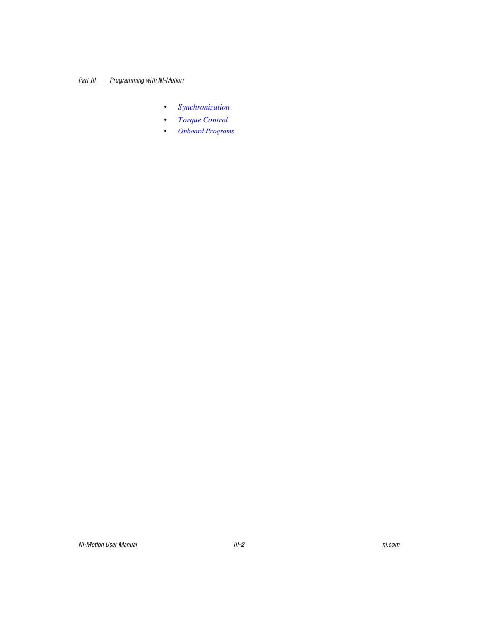 National Instruments NI-Motion User Manual | Page 41 / 305