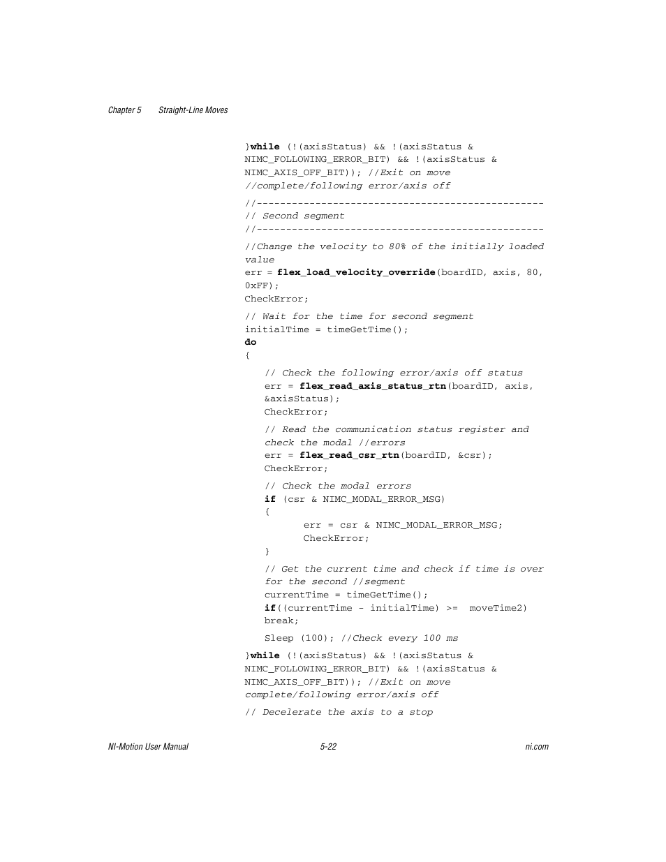 National Instruments NI-Motion User Manual | Page 77 / 305