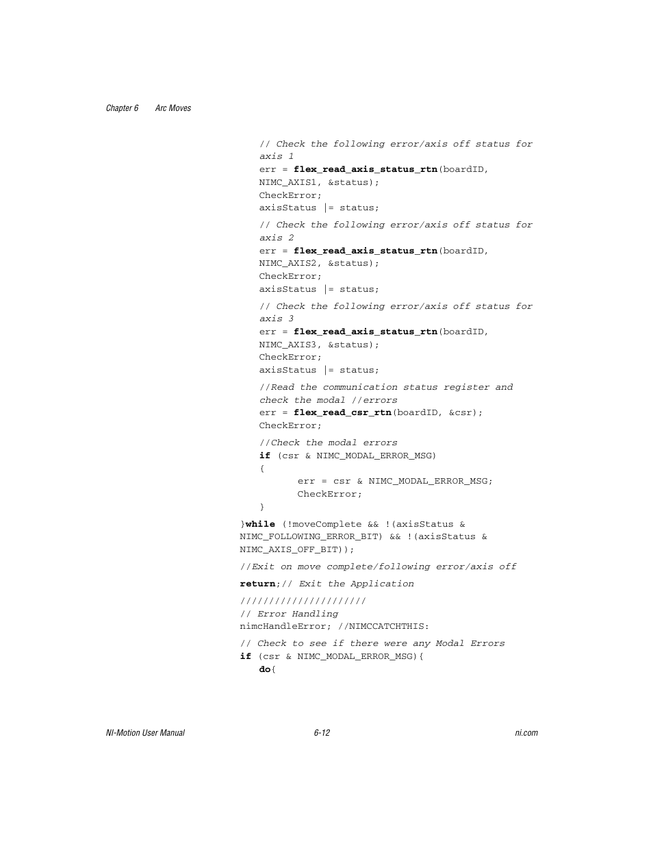 National Instruments NI-Motion User Manual | Page 90 / 305