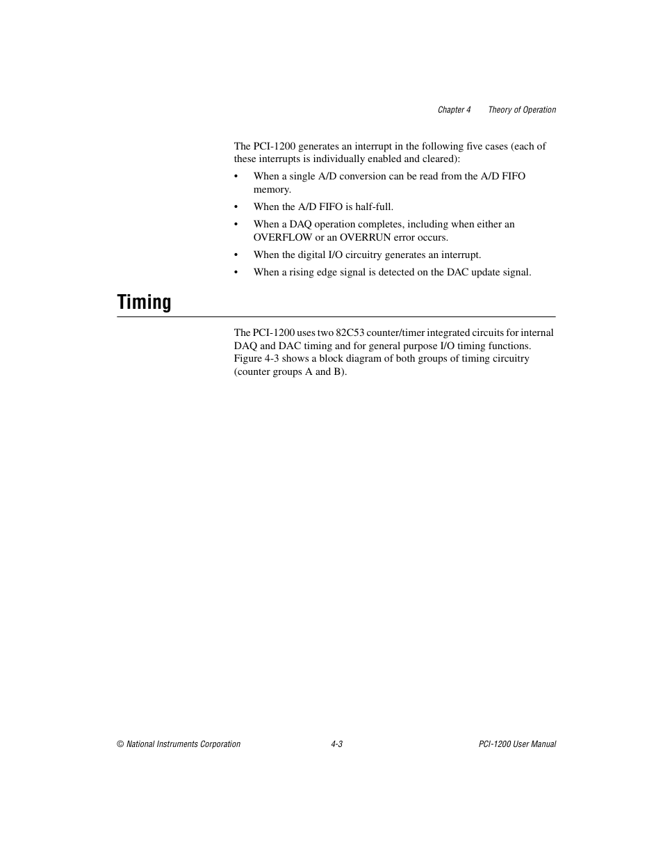 Timing, Timing -3 | National Instruments PCI-1200 User Manual | Page 55 / 100