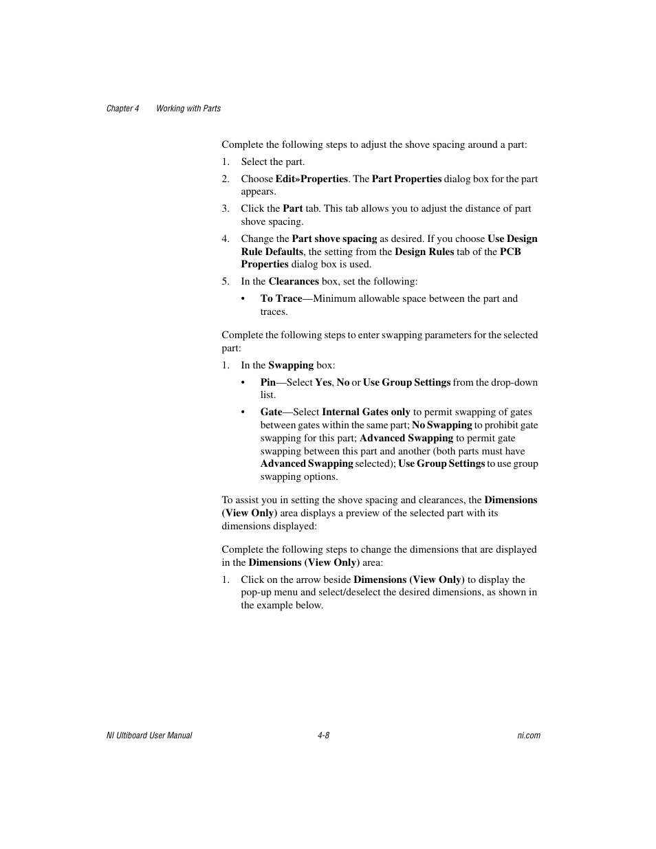 National Instruments Graphical User Interface Ultiboard User Manual | Page 104 / 281