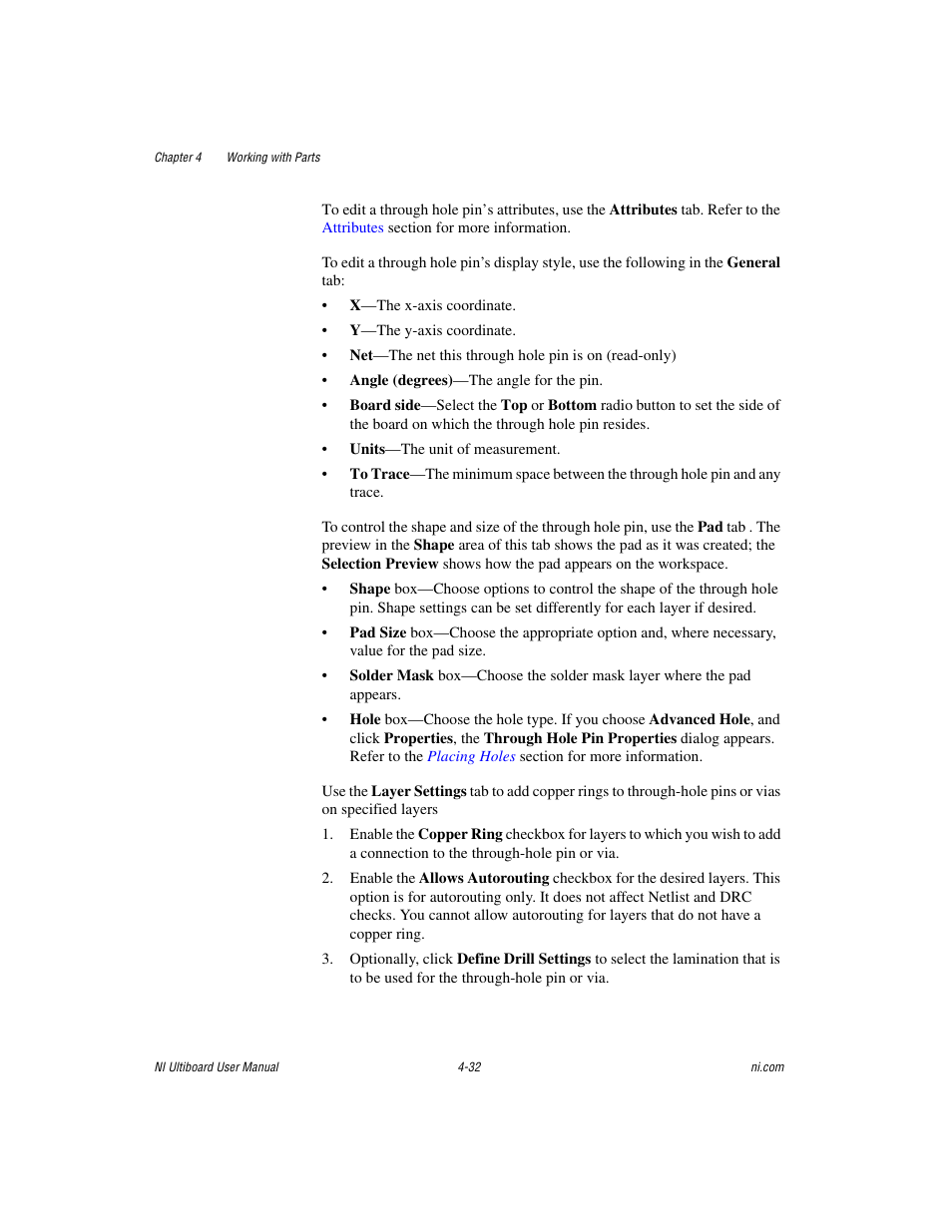 National Instruments Graphical User Interface Ultiboard User Manual | Page 128 / 281