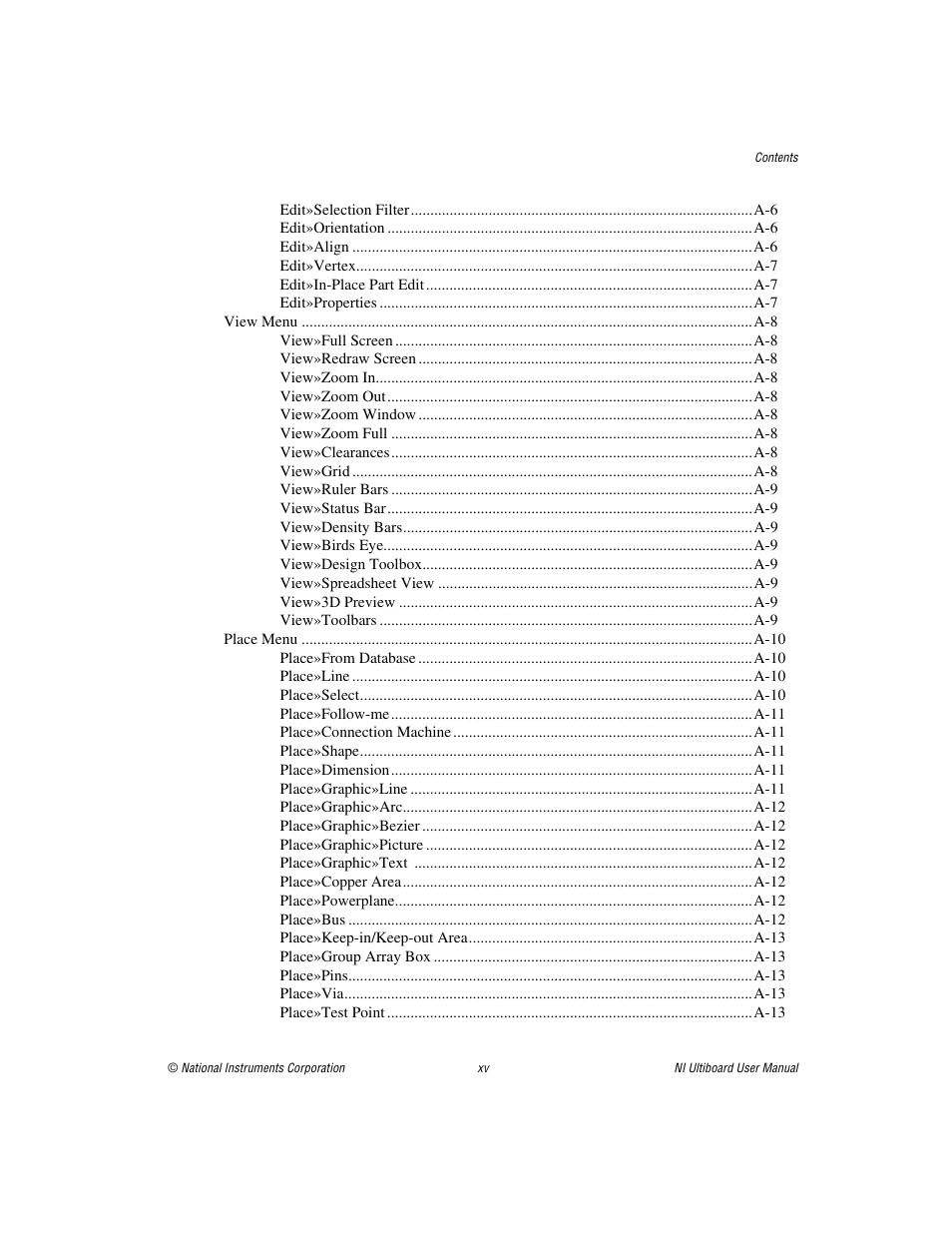 National Instruments Graphical User Interface Ultiboard User Manual | Page 14 / 281