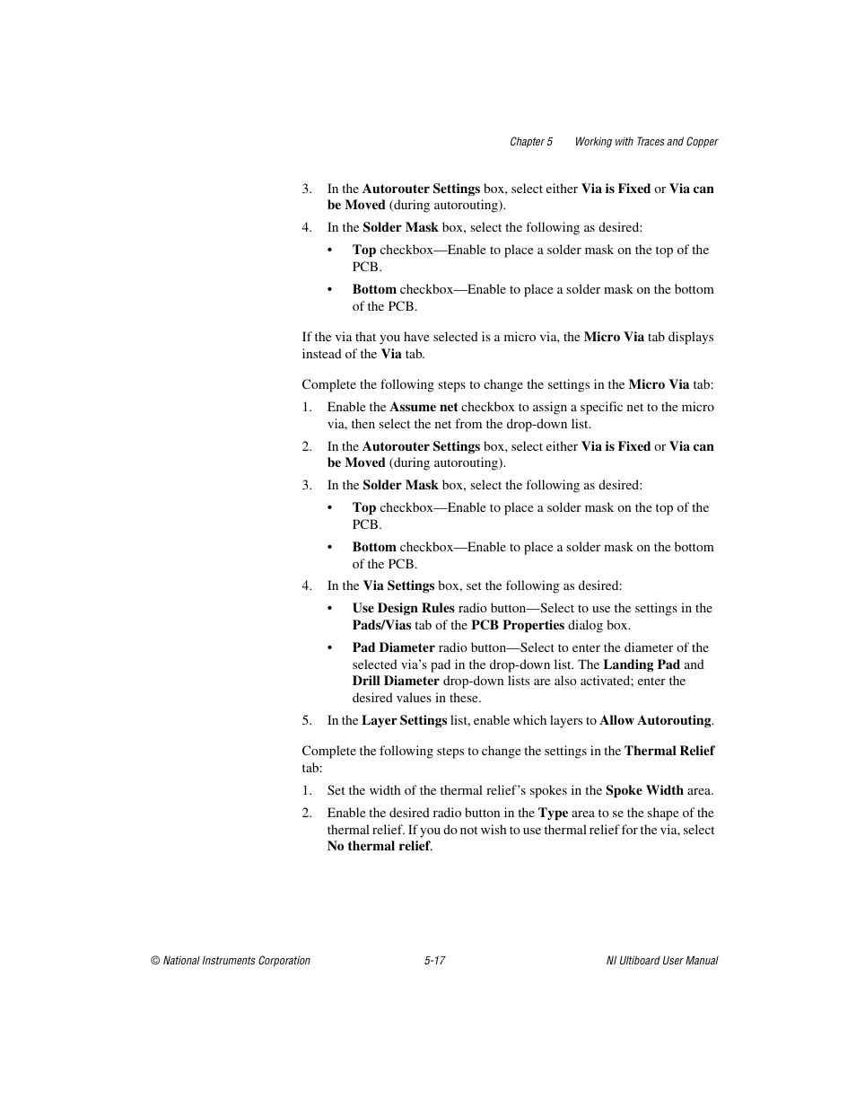 National Instruments Graphical User Interface Ultiboard User Manual | Page 161 / 281