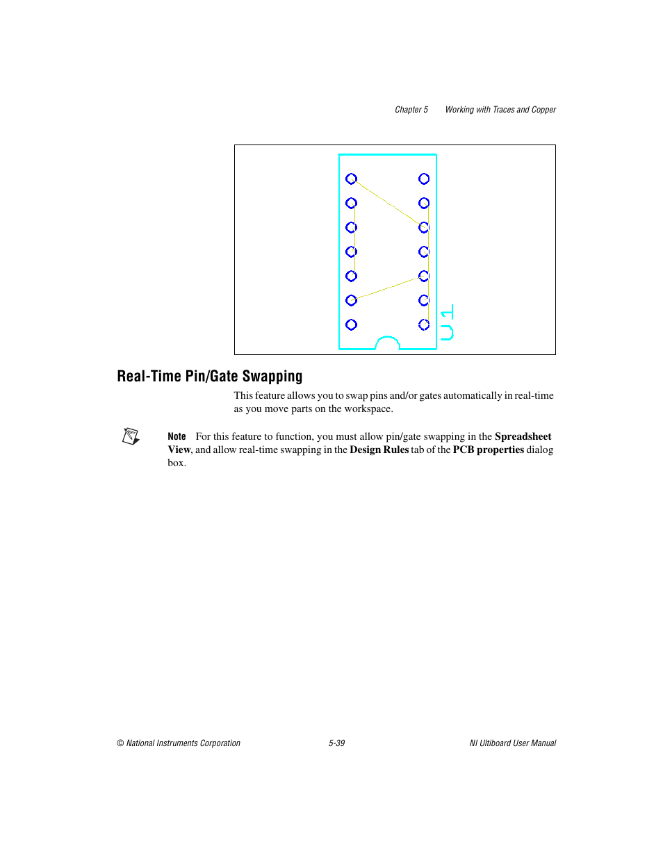 Real-time pin/gate swapping, Real-time pin/gate swapping -39 | National Instruments Graphical User Interface Ultiboard User Manual | Page 183 / 281