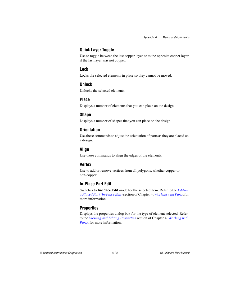 National Instruments Graphical User Interface Ultiboard User Manual | Page 264 / 281