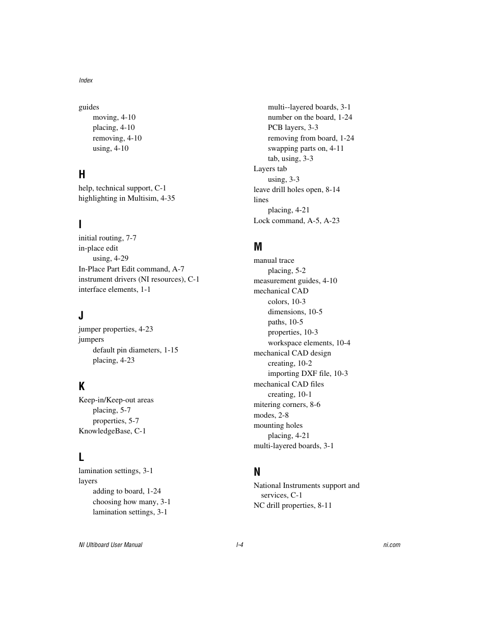 National Instruments Graphical User Interface Ultiboard User Manual | Page 278 / 281