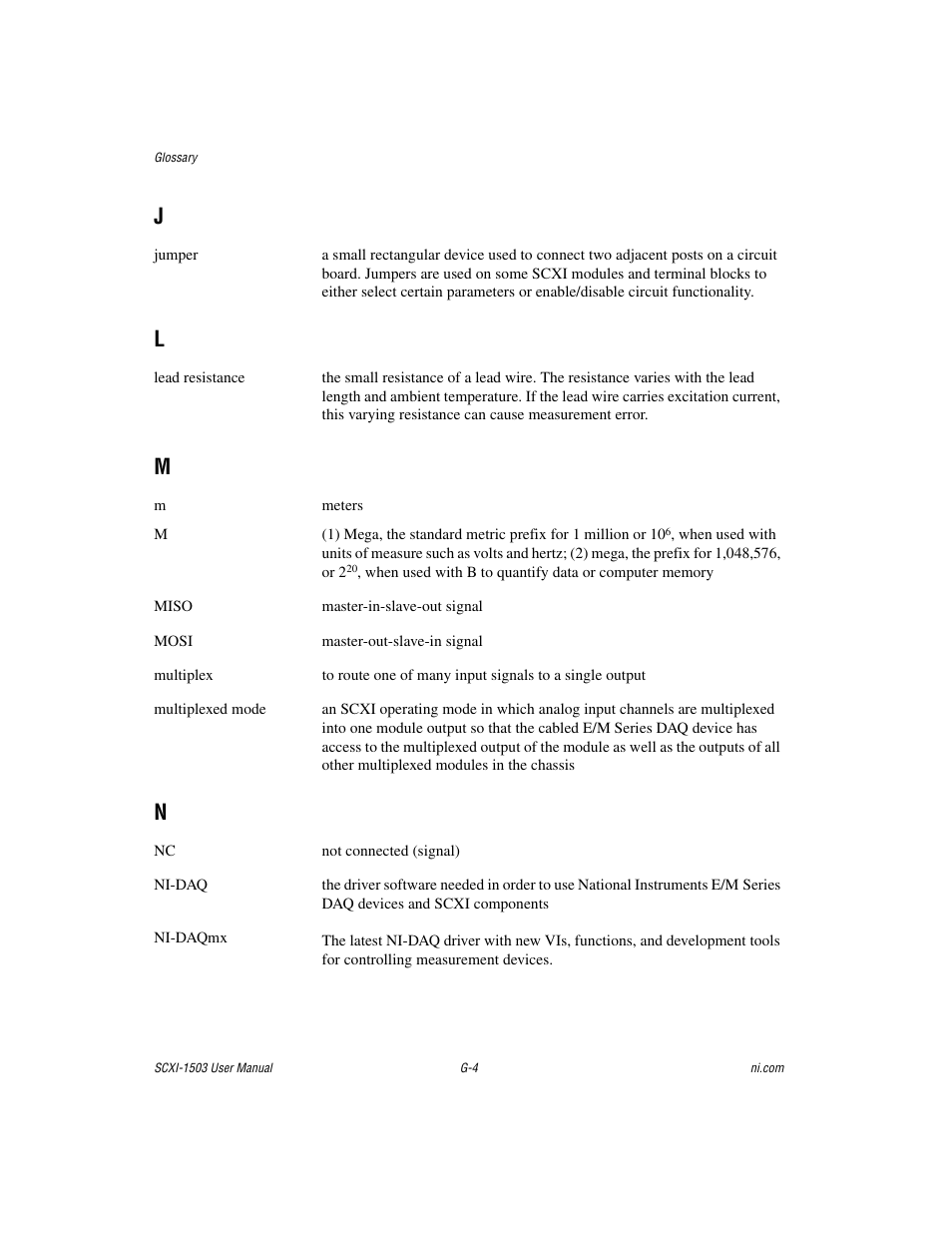 National Instruments Module SCXI-1503 User Manual | Page 72 / 79