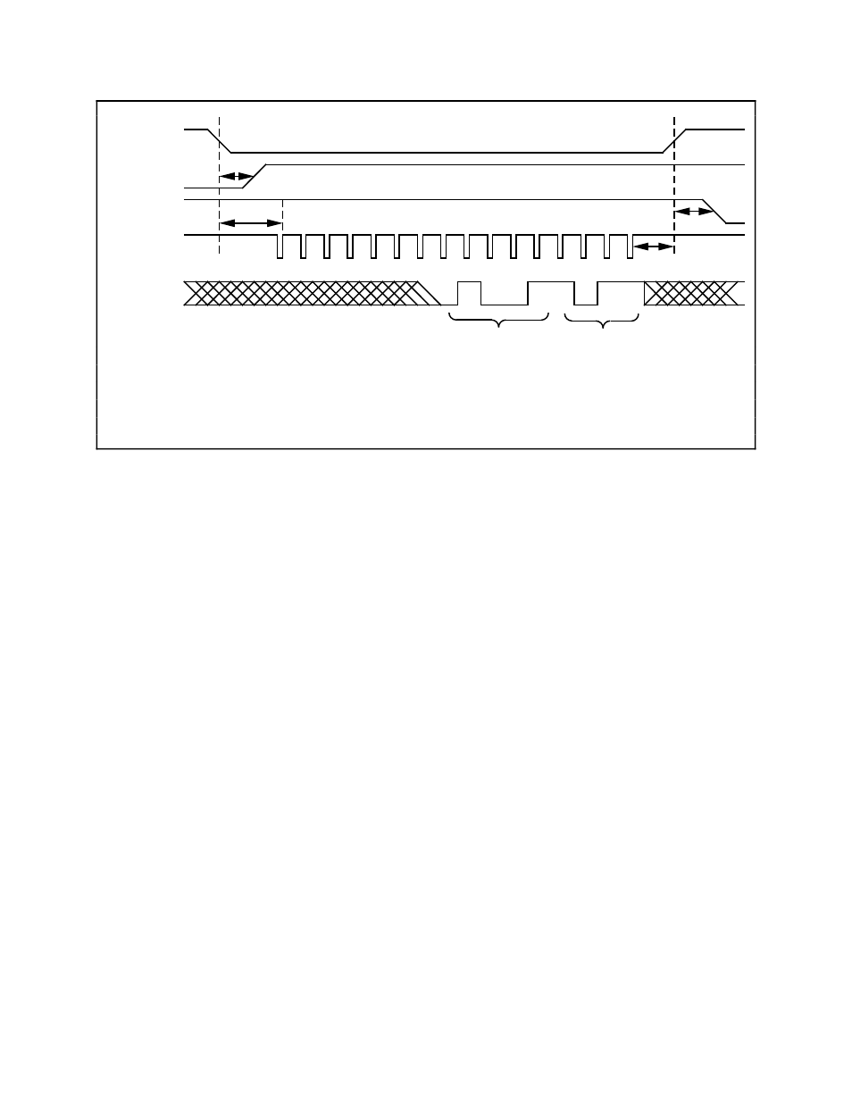 Figure 2-13. slot-select timing diagram, Figure 2-13, Slot-select timing diagram | National Instruments SCXI-1120 User Manual | Page 45 / 130