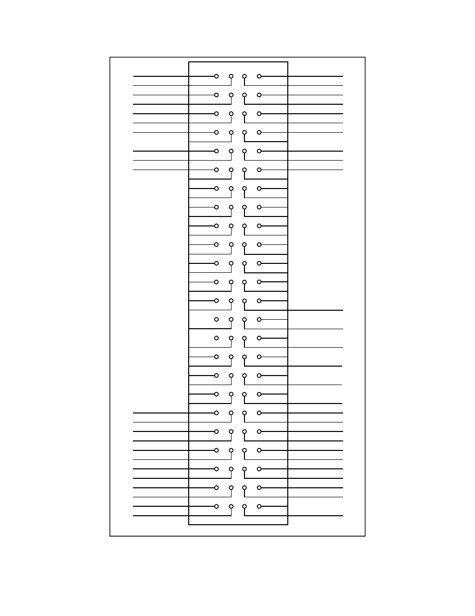 Figure 3-2. scxibus connector pin assignment, Figure 3-2, Scxibus connector pin assignment | National Instruments SCXI-1120 User Manual | Page 50 / 130