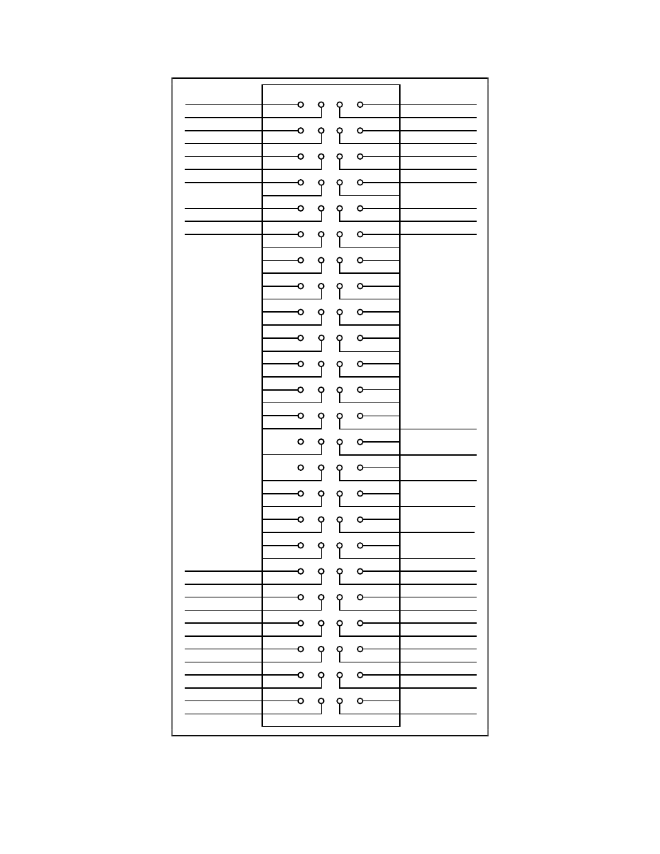 Figure c-1. scxibus connector pin assignment, Figure c-1, Scxibus connector pin assignment | National Instruments SCXI-1120 User Manual | Page 94 / 130