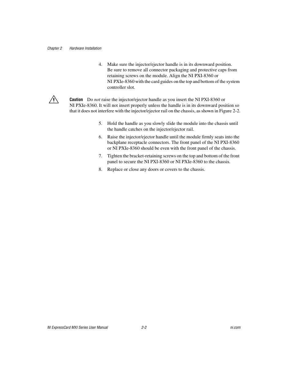 National Instruments MXI Series User Manual | Page 13 / 40