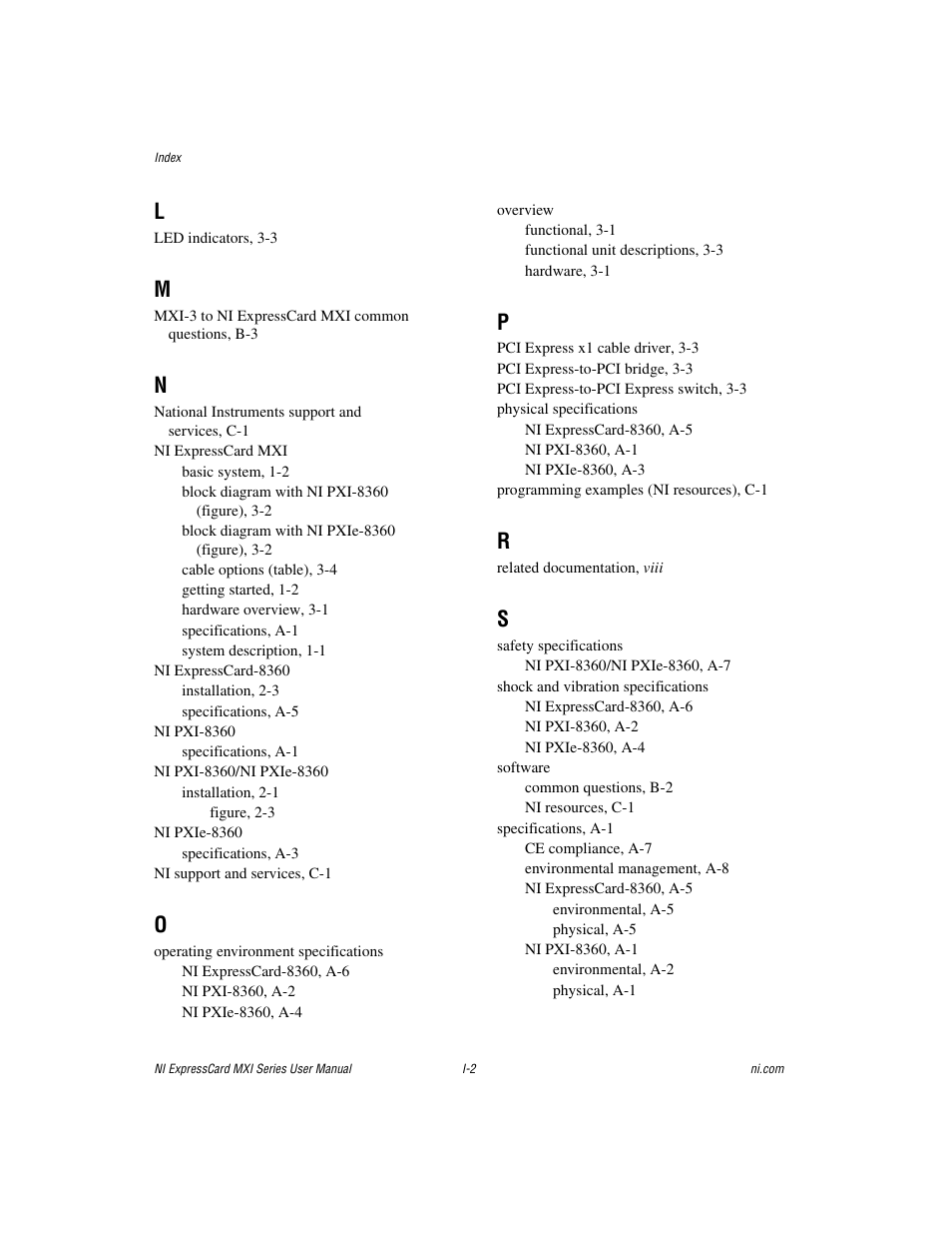 National Instruments MXI Series User Manual | Page 39 / 40