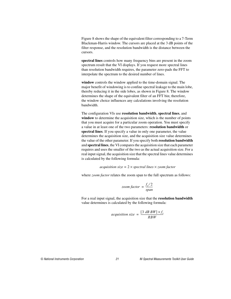 National Instruments NI Spectral Measurements Toolkit User Manual | Page 21 / 35