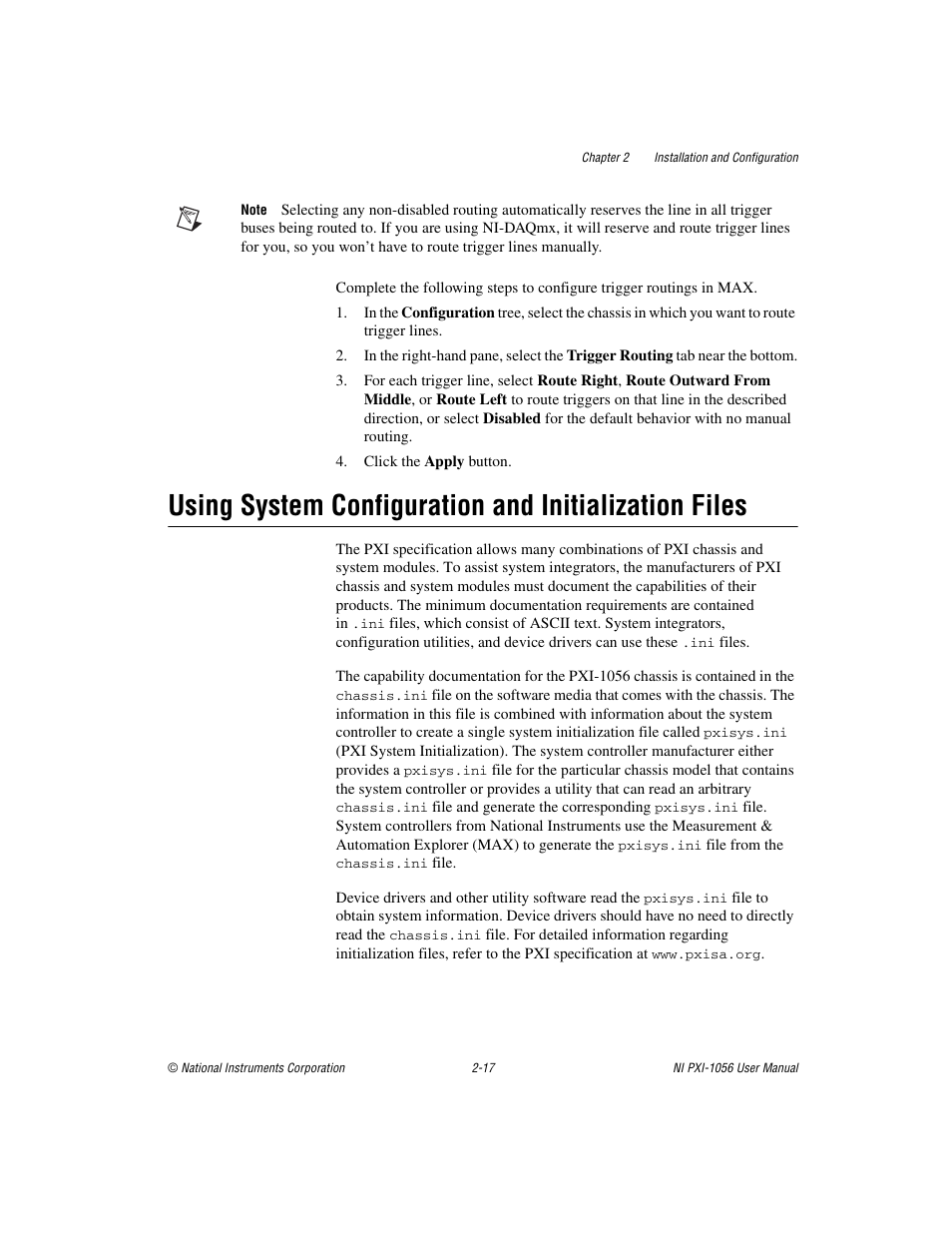 National Instruments NI PXI-1056 User Manual | Page 32 / 65