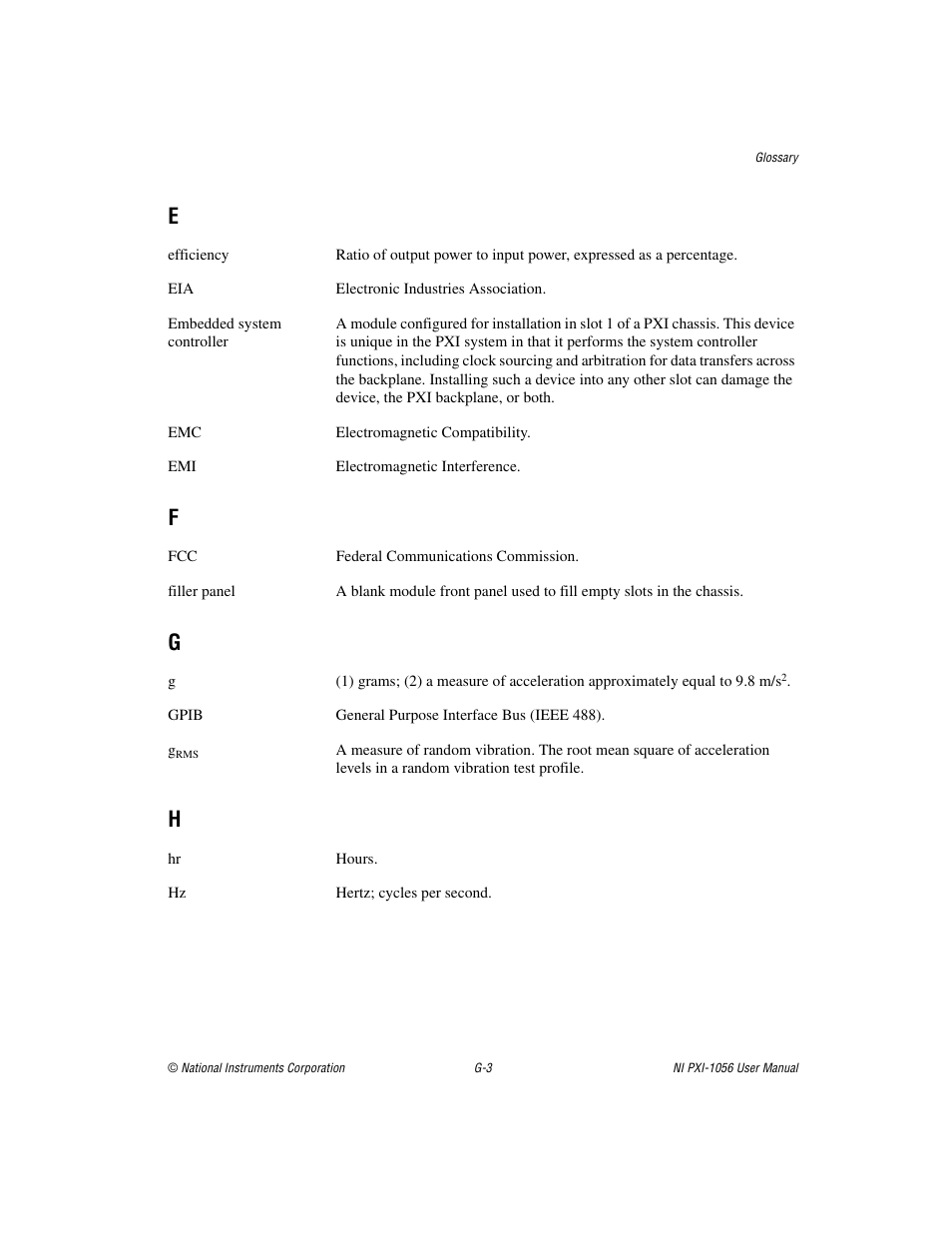 National Instruments NI PXI-1056 User Manual | Page 58 / 65