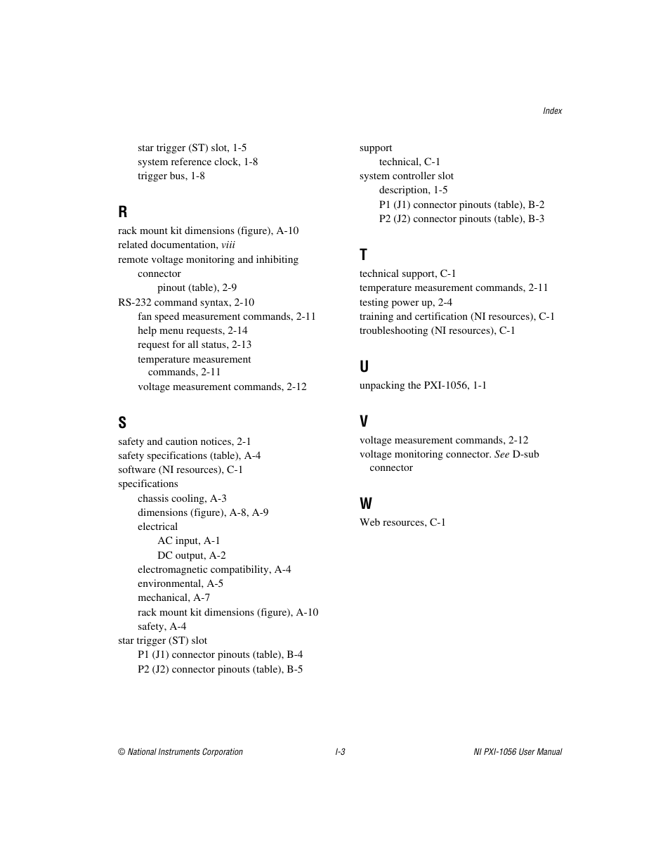 National Instruments NI PXI-1056 User Manual | Page 65 / 65