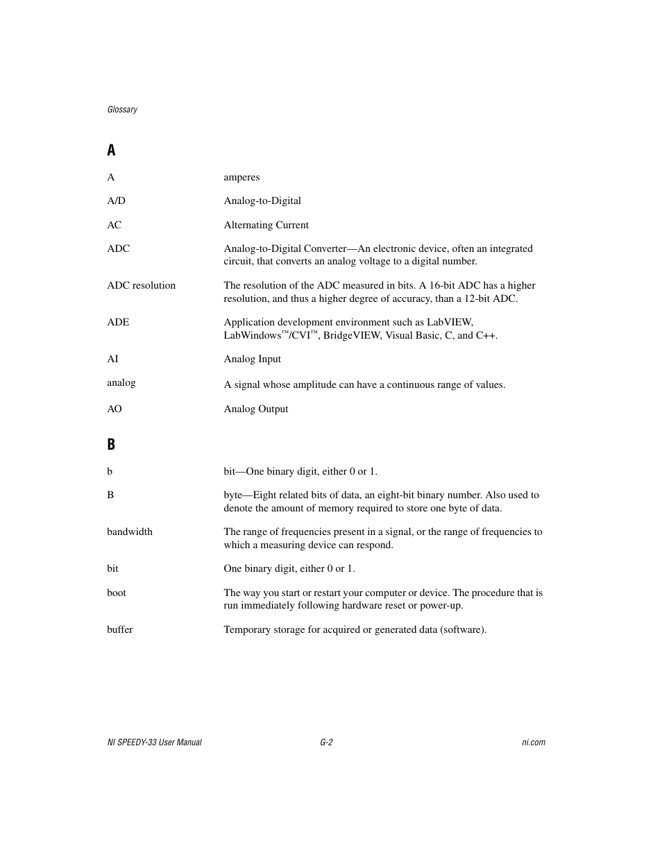 National Instruments Signal Processing Engineering Educational Device NI SPEEDY-33 User Manual | Page 34 / 45